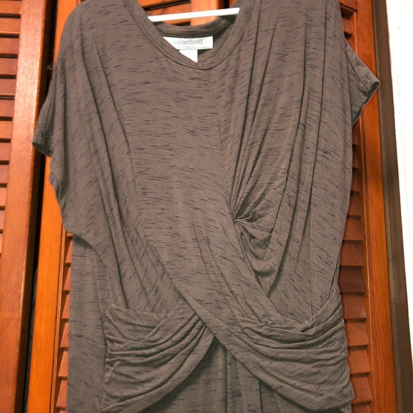 Green maternity dress - Picture 3 of 4